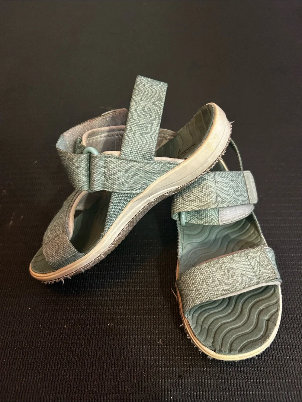 KEEN Kids Newport H2 Sport Sandals toddler Size 11 Green Hiking Water Shoes